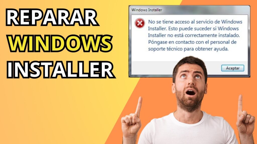 Reparar Windows Installer Reparar Windows Installer